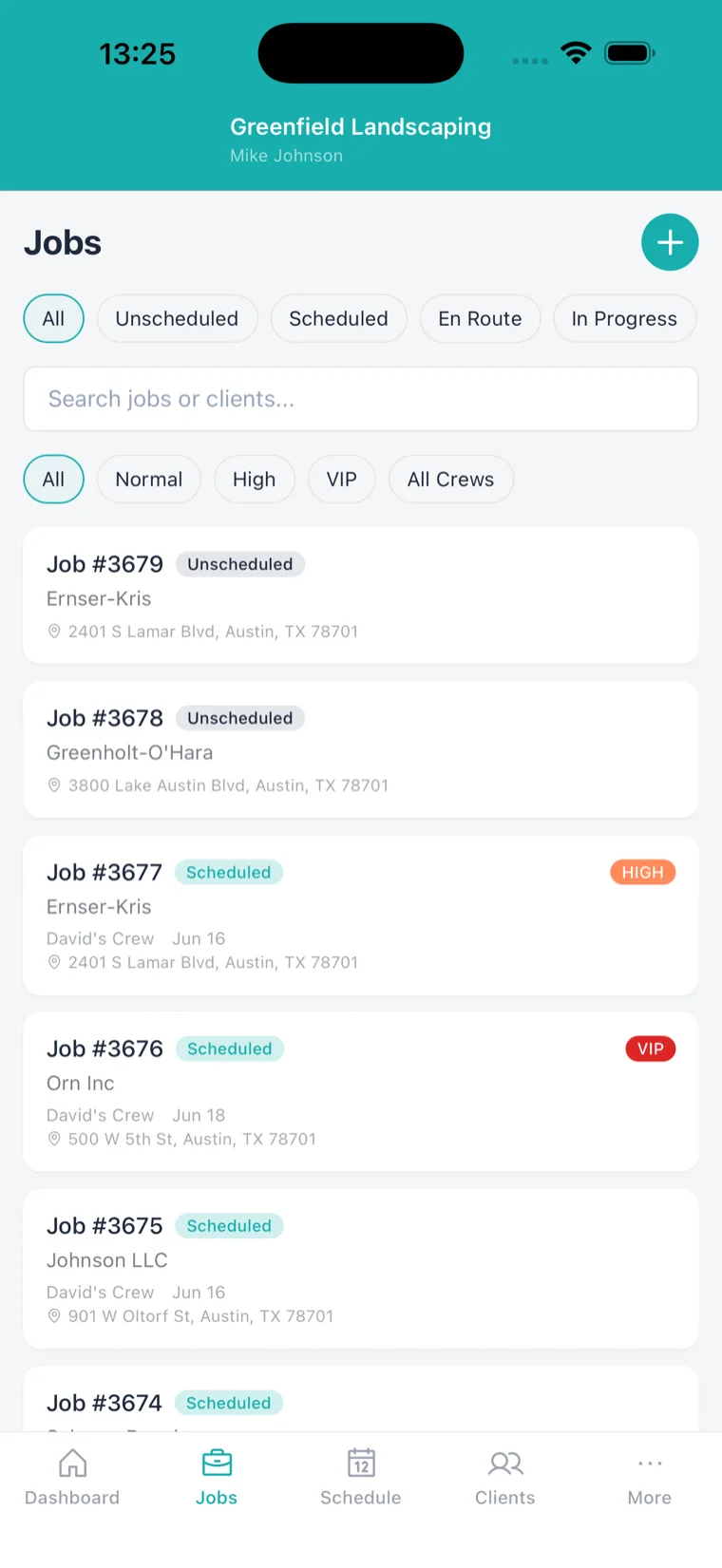 Haz seguimiento de cada trabajo